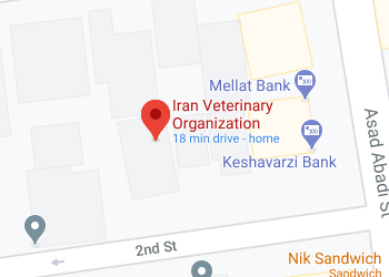 نقشه سازمان دامپزشکی کشور